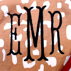 BLOOPER KIDS: Monogrammed Kids Striped Sleeve Shirt