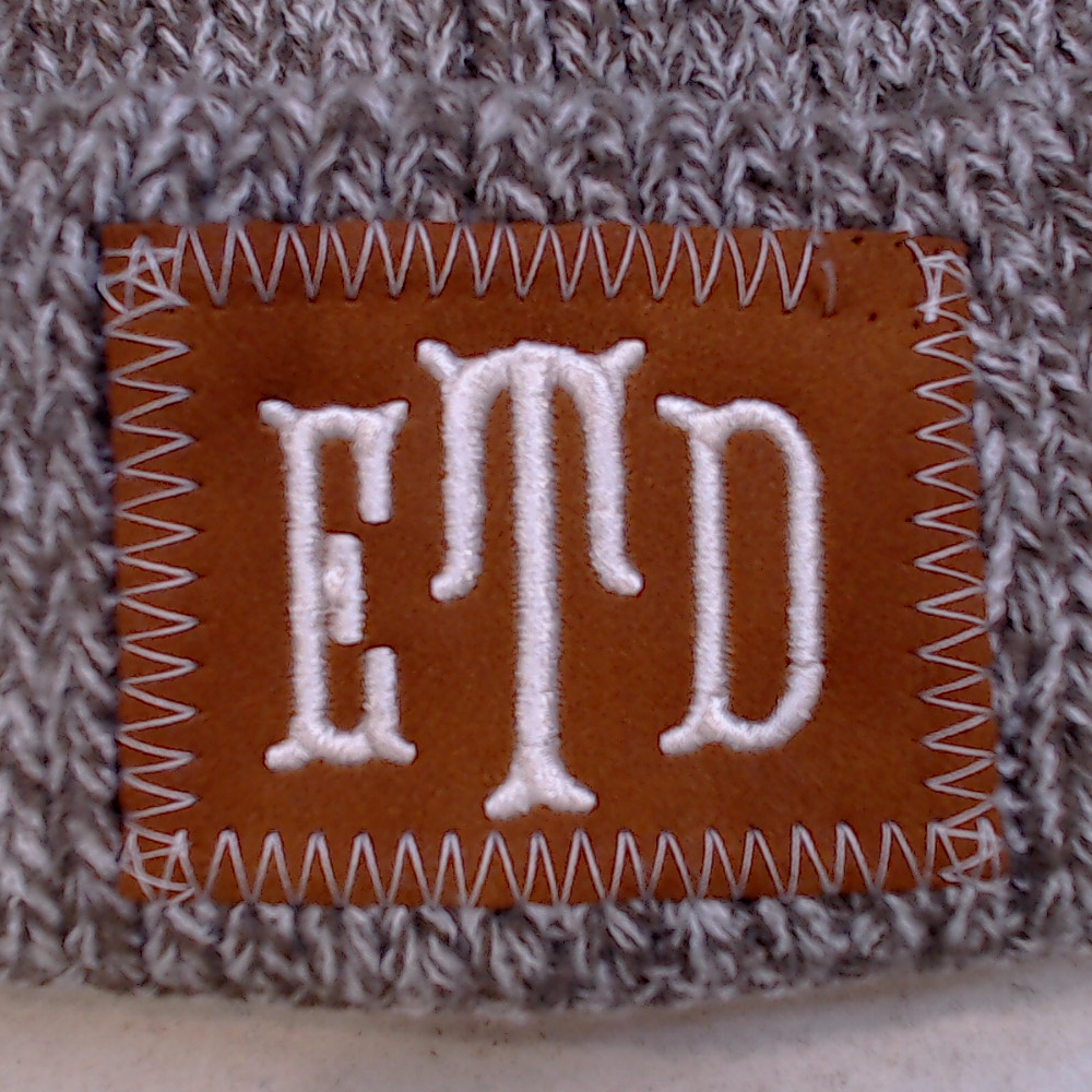 BLOOPER ACCESSORY: Monogrammed Beanie