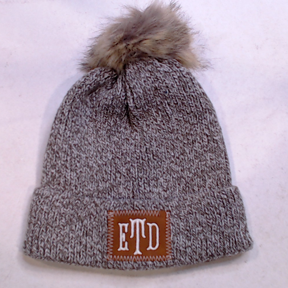 BLOOPER ACCESSORY: Monogrammed Beanie