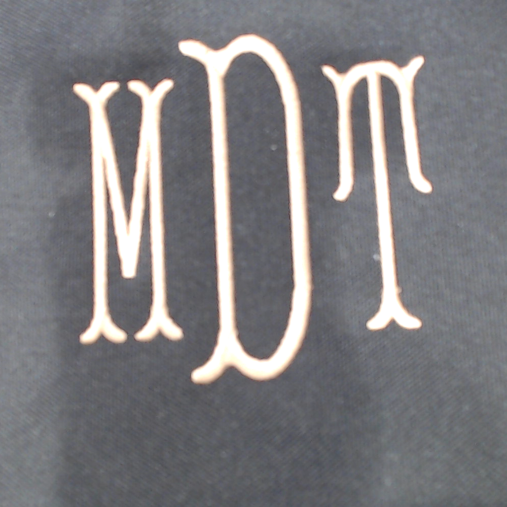 BLOOPER BAG: Monogrammed Weekend Bag