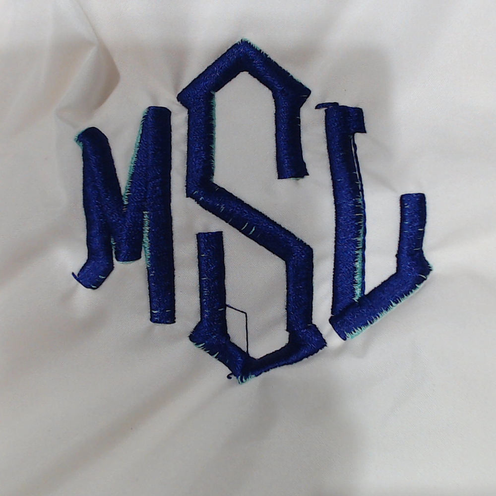 BLOOPER CLOTHING: Monogrammed Windbreaker Pullover