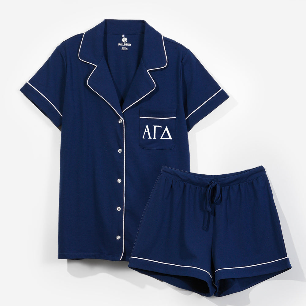 Alpha Gamma Delta Sleep Set | Sorority Pajamas
