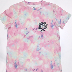 BLOOPER CLOTHING: Monogrammed Tie Dye T-Shirt