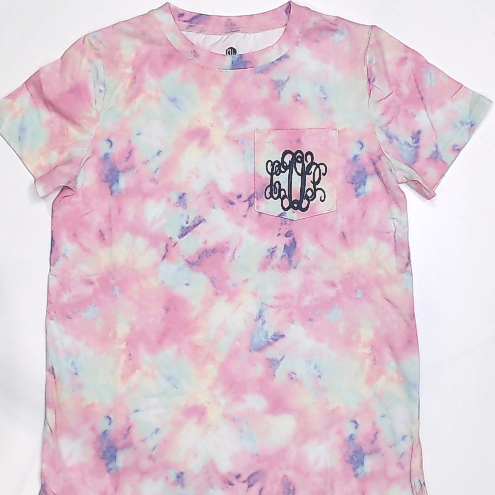 BLOOPER CLOTHING: Monogrammed Tie Dye T-Shirt