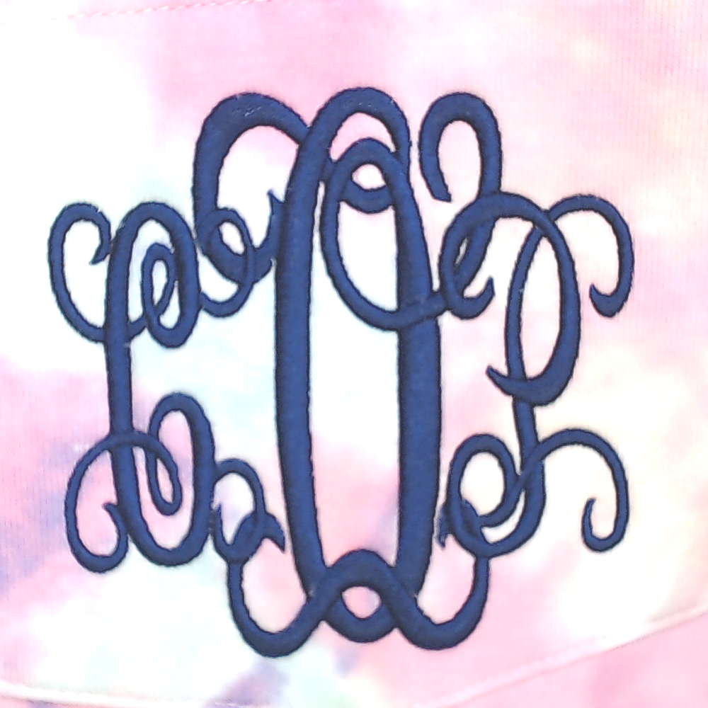 BLOOPER CLOTHING: Monogrammed Tie Dye T-Shirt