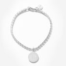Personalized Tennis Bracelet | Silver
