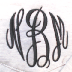 BLOOPER CLOTHING: Monogrammed Crewneck Sweatshirt