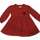 BLOOPER KIDS: Monogrammed Kids Waffle Dress