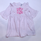 BLOOPER KIDS: Monogrammed Kids Ruffle Dress
