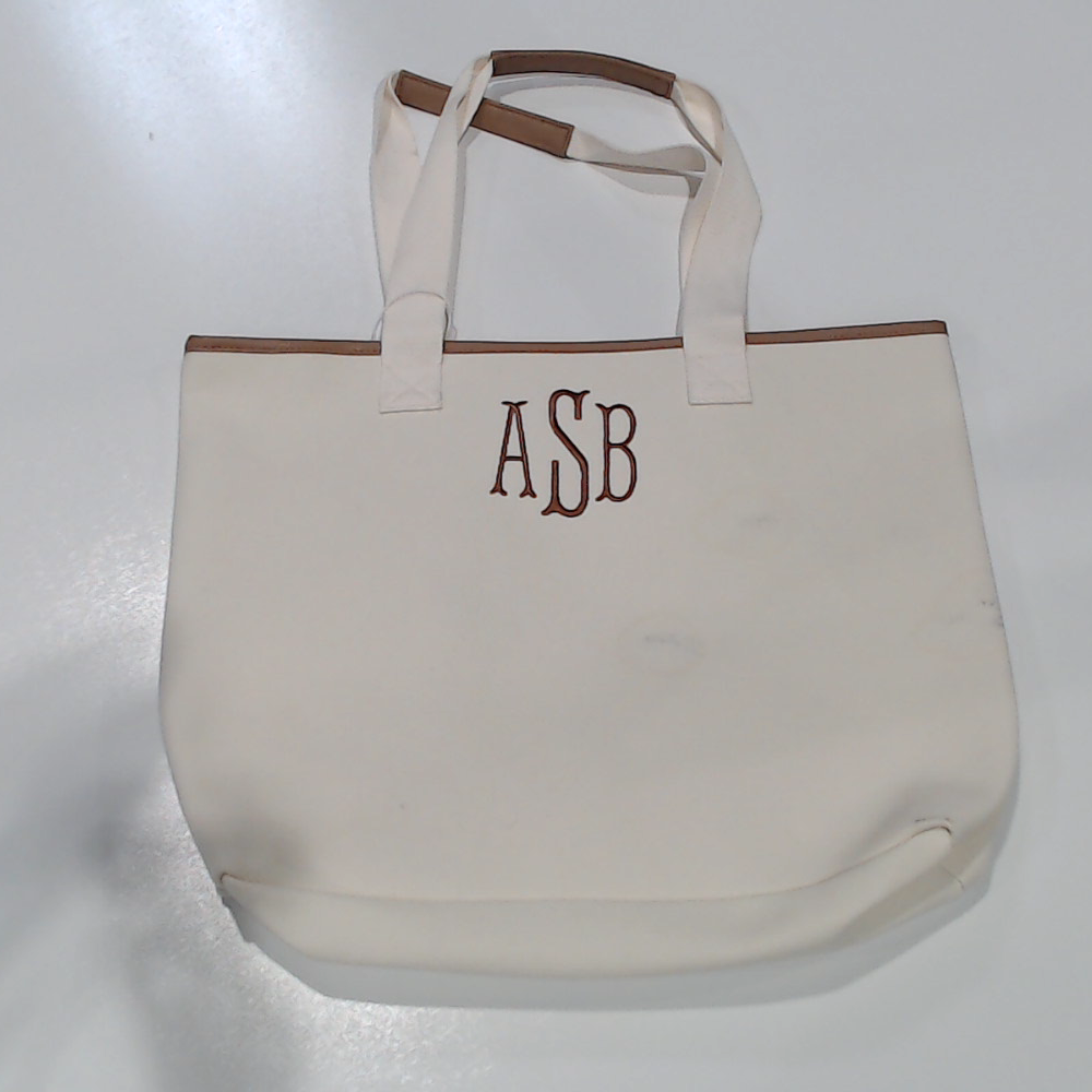 BLOOPER BAG: Monogrammed Tote Bag