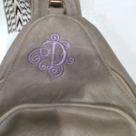 BLOOPER ACCESSORY: Monogrammed Sling Purse