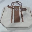 BLOOPER BAG: Monogrammed Weekender Bag