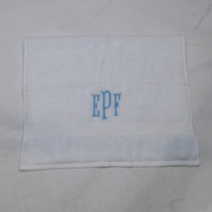 BLOOPER ACCESSORY: Monogrammed Hand Towel