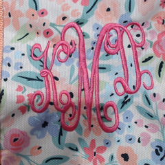 BLOOPER BAG: Monogrammed Market Basket