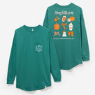 Monogrammed Fall T-Shirt | Teal