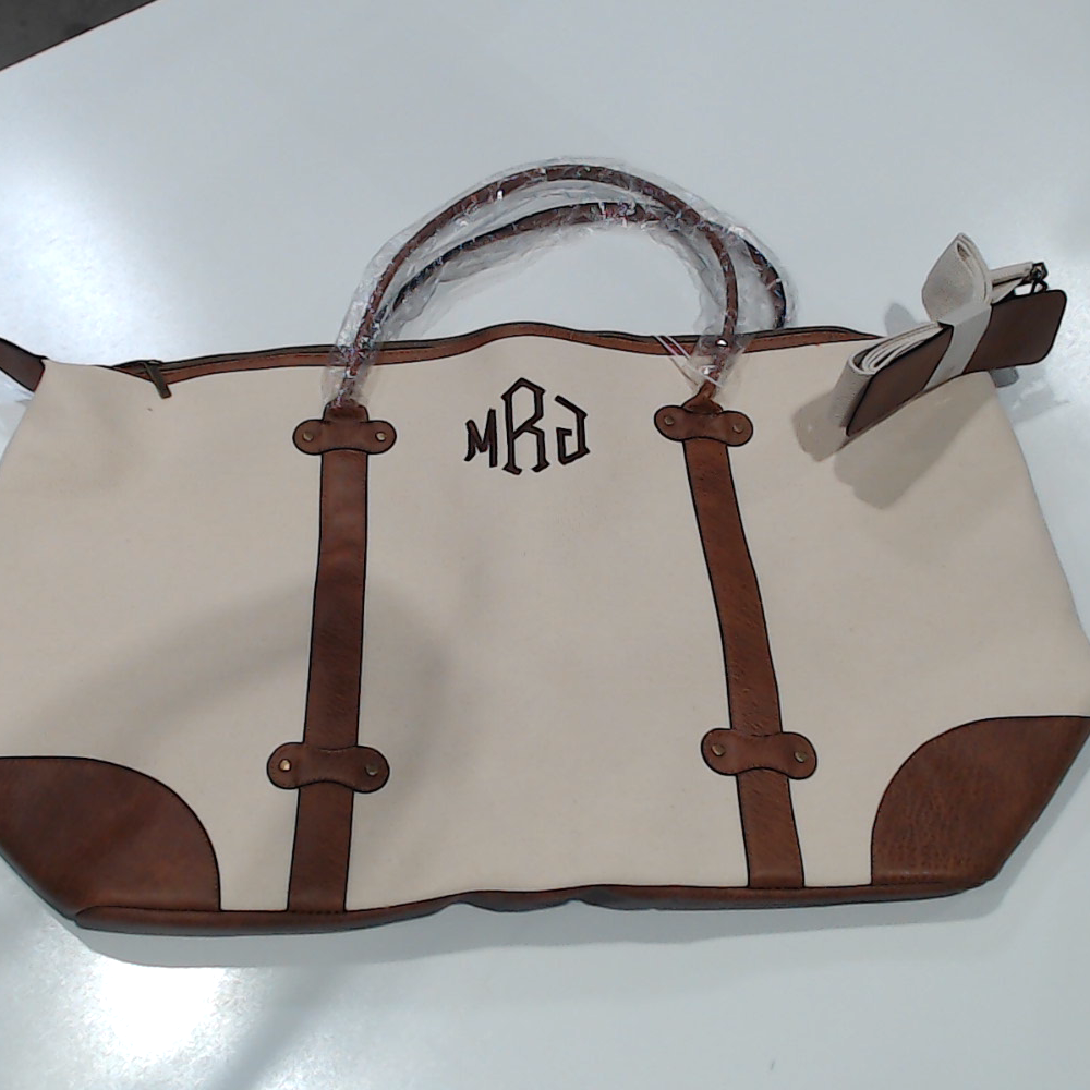 BLOOPER BAG: Monogrammed Vintage Weekender