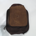 BLOOPER ACCESSORY: Personalized Waxed Canvas Hanging Toiletry Bag