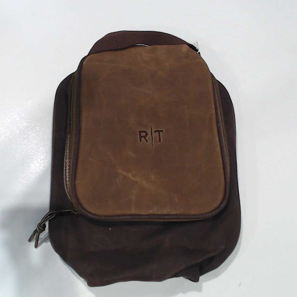 BLOOPER ACCESSORY: Personalized Waxed Canvas Hanging Toiletry Bag