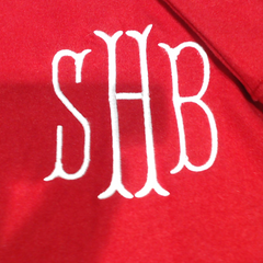 BLOOPER CLOTHING: Monogrammed Sequin Bow Sweatshirt