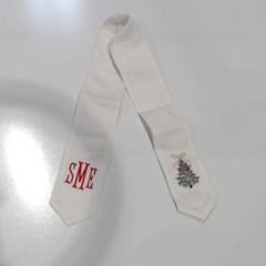 BLOOPER ACESSORY: Personalized Christmas Wreath Sash