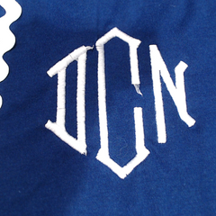 BLOOPER SWIM: Monogrammed Ric Rac Cover Up
