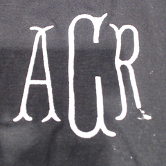 BLOOPER CLOTHING: Monogrammed Peplum Top