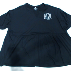 BLOOPER CLOTHING: Monogrammed Peplum Top