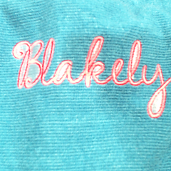BLOOPER SWIM: Monogrammed Beach Towel