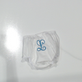 BLOOPER CLOTHING: Monogrammed White Eyelet Baby Bloomers