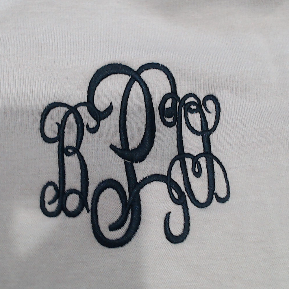 BLOOPER CLOTHING: Monogrammed Quarter Zip Sweatshirt