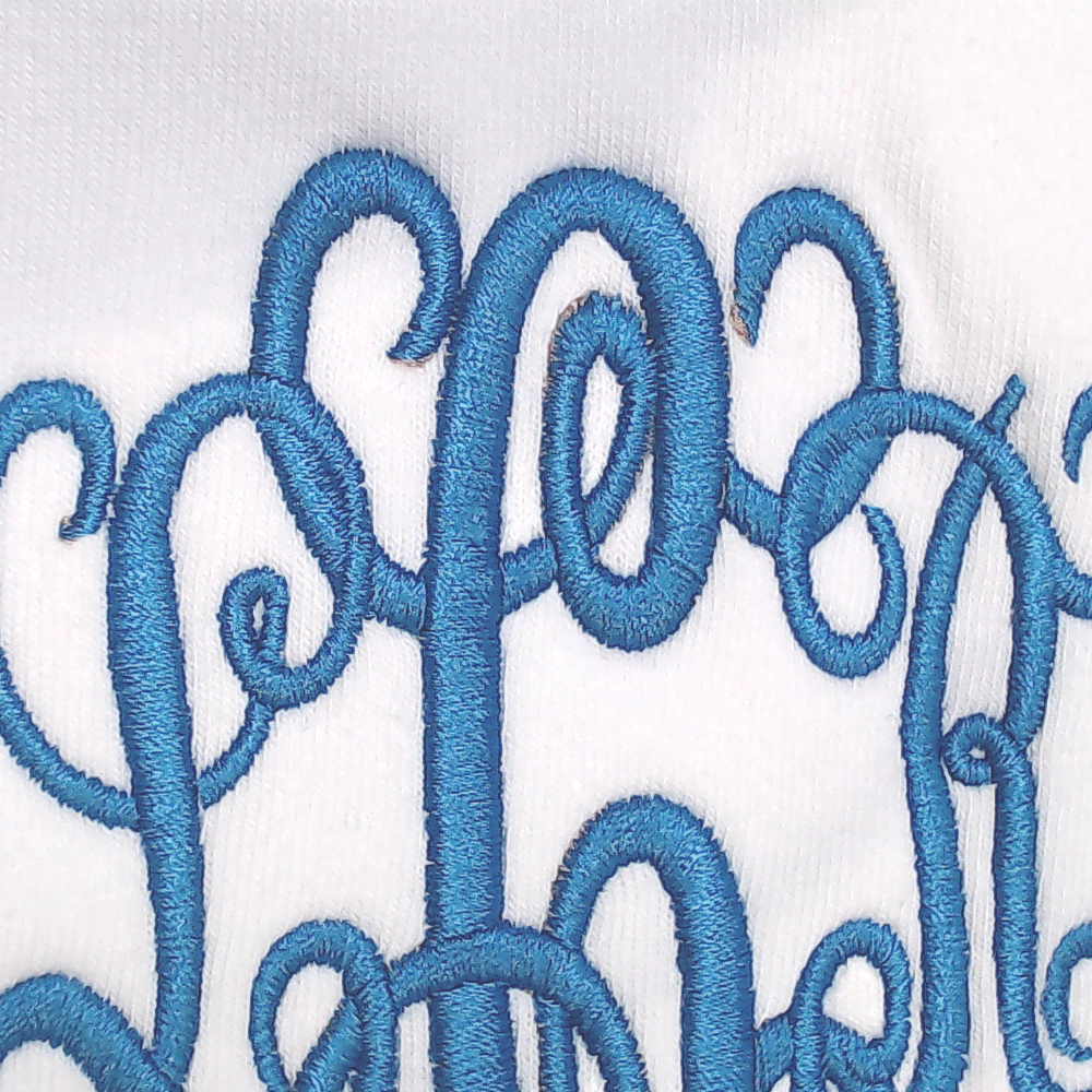 BLOOPER CLOTHING: Monogrammed Scalloped Top