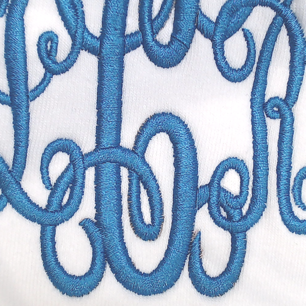 BLOOPER CLOTHING: Monogrammed Scalloped Top