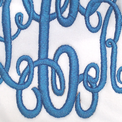 BLOOPER CLOTHING: Monogrammed Scalloped Top
