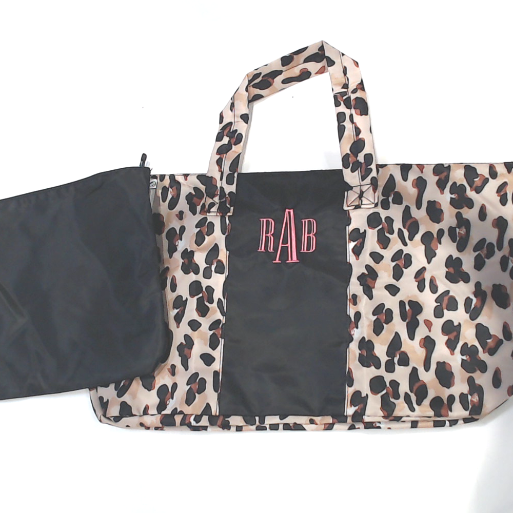 BLOOPER BAG: Monogrammed Packable Weekend Duffel Bag