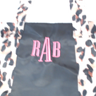 BLOOPER BAG: Monogrammed Packable Weekend Duffel Bag