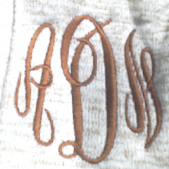 BLOOPER CLOTHING: Monogrammed Heathered Quilted Vest