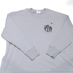 BLOOPER CLOTHING: Monogrammed Crewneck Sweatshirt