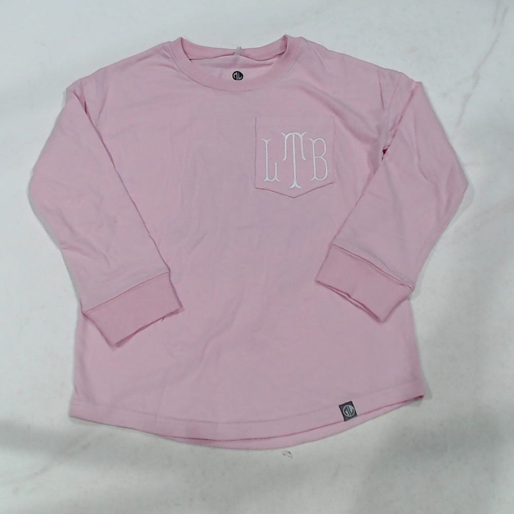 BLOOPER KIDS: Monogrammed Long Sleeve Shirt