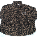 BLOOPER CLOTHING: Monogrammed Fuzzy Shacket