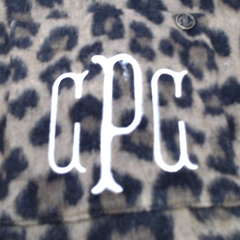 BLOOPER CLOTHING: Monogrammed Fuzzy Shacket