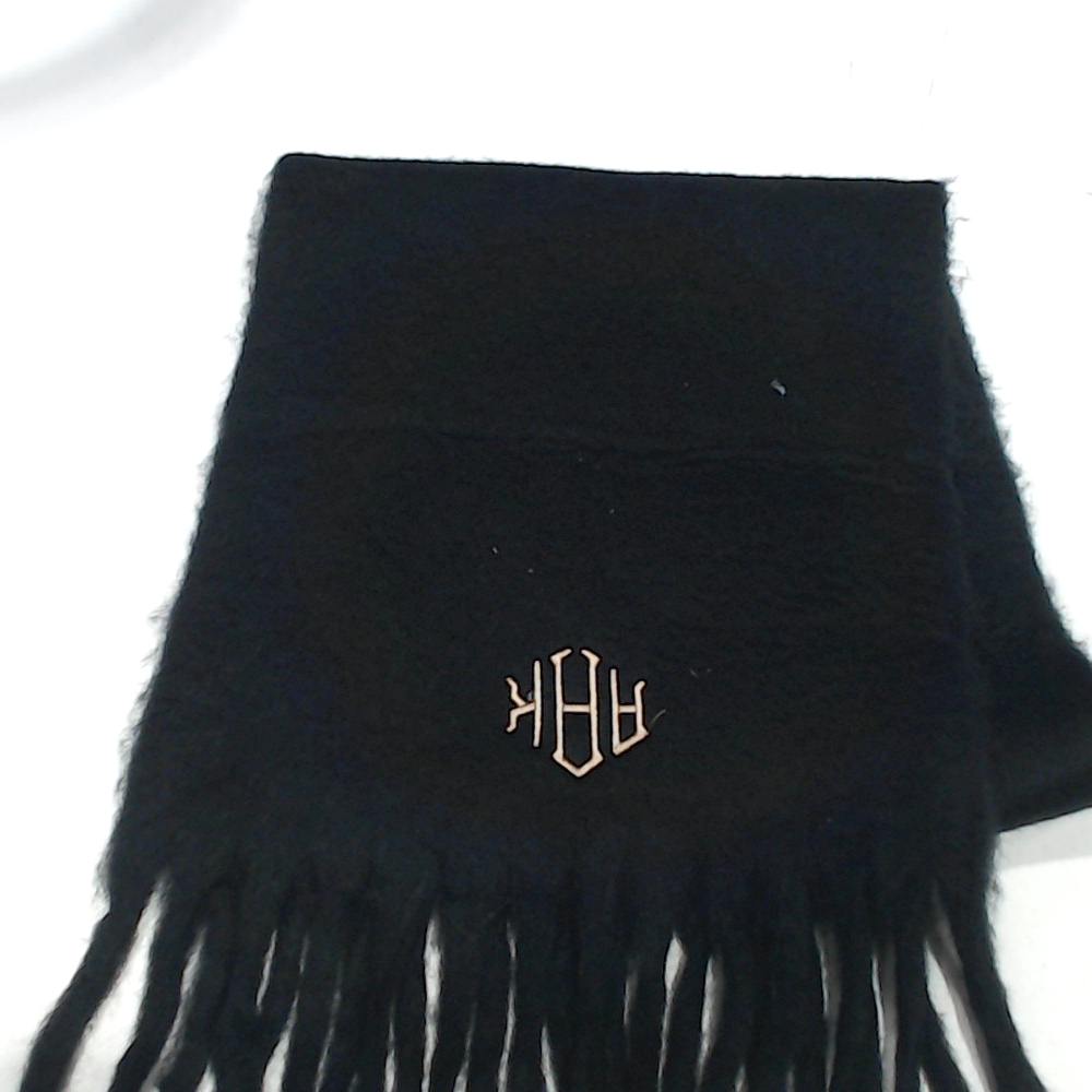 BLOOPER ACCESSORY: Monogrammed Oversized Scarf