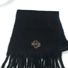 BLOOPER ACCESSORY: Monogrammed Oversized Scarf