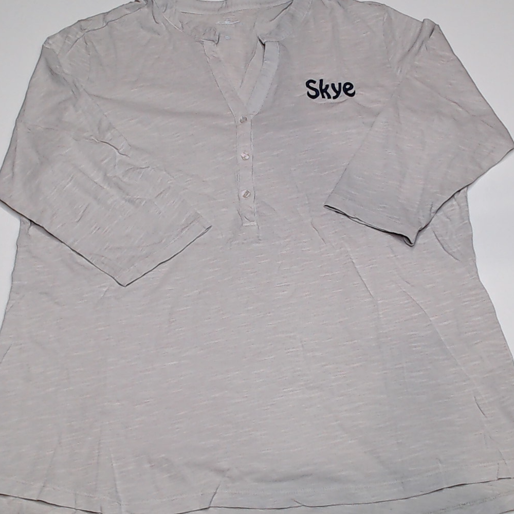 BLOOPER CLOTHING: Monogrammed Henley