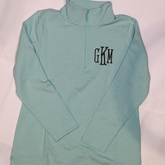 BLOOPER CLOTHING: Monogrammed Pullover Sweatshirt
