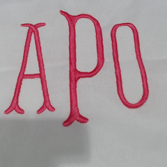 BLOOPER ACCESSORY: Monogrammed Scalloped Pillow Sham