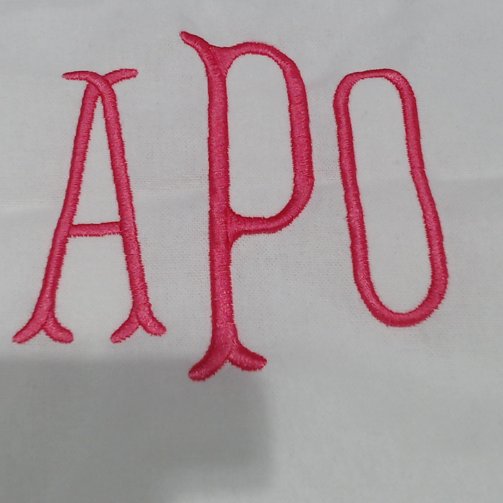 BLOOPER ACCESSORY: Monogrammed Scalloped Pillow Sham