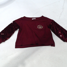 BLOOPER KIDS: Monogrammed Kids Sequin Sweatshirt