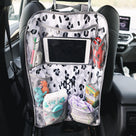 Monogrammed Seat Organizer | Black Sassy Spots