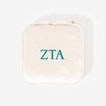 zeta tau alpha velvet travel jewelry case
