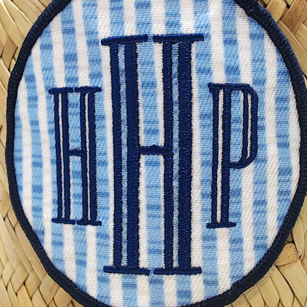 BLOOPER KIDS: Monogrammed Kids Straw Hat